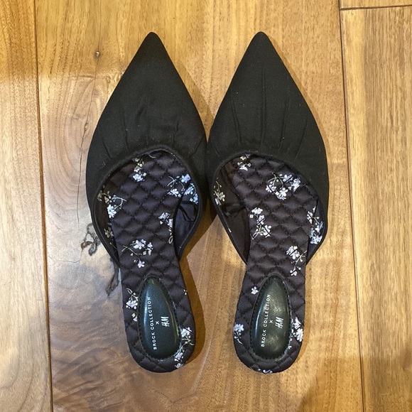 Brock collection x H&M cloth mules new never worn